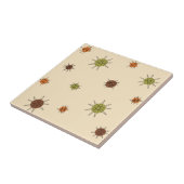 原子時代スターバスト惑星タン・ブラウン タイル (側面)