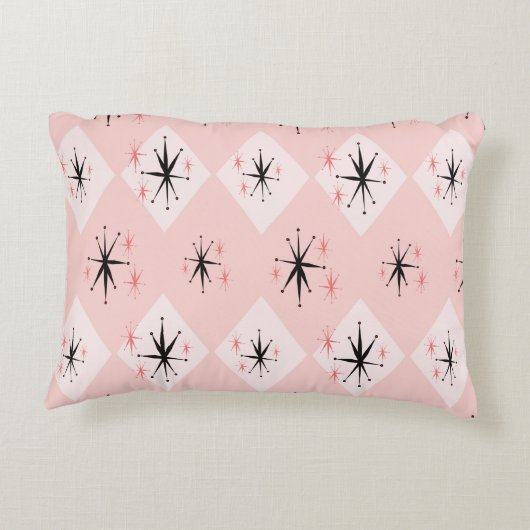 原子時代スターバスト継インスパイアぎ目なしパターン  アクセントクッション (裏面)