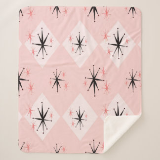 原子時代スターバスト継インスパイアぎ目なしパターン  シェルパブランケット