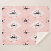 原子時代スターバスト継インスパイアぎ目なしパターン  シェルパブランケット (正面(横))