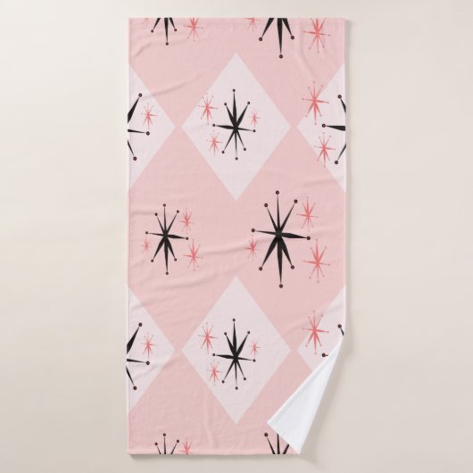 原子時代スターバスト継インスパイアぎ目なしパターン  バスタオル (バスタオル)