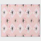 原子時代スターバスト継インスパイアぎ目なしパターン  ラッピングペーパー (フラット)