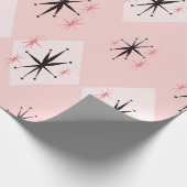 原子時代スターバスト継インスパイアぎ目なしパターン  ラッピングペーパー (角)