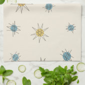 原子時代スプートニクスターバスト惑星 キッチンタオル (折り畳み)