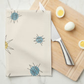 原子時代スプートニクスターバスト惑星 キッチンタオル (四つ折り)