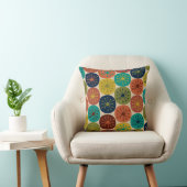 原子時代ドットミッドセンチュリーレトロパターン クッション (椅子)