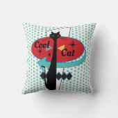 原子時代モダン半クール世紀の猫 クッション (裏面)