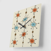 原子時代衛星 スクエア壁時計 (傾斜)