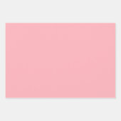 原子時代50年代のスターバスト – 緑とピンク ラッピングペーパーシート (正面2)