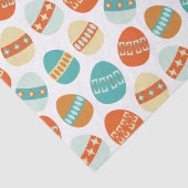 原子時代、ミッドセンチュリーモダン、イースター卵パターン 薄葉紙 (詳細)