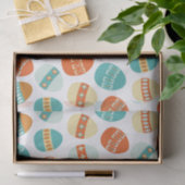 原子時代、ミッドセンチュリーモダン、イースター卵パターン 薄葉紙 (ギフト)