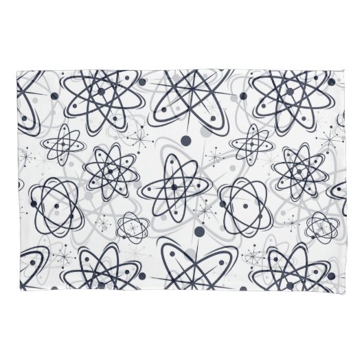 原子時代：世紀半モダンば 枕カバー (正面)