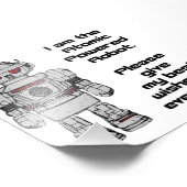 原子最高の力玩具ロボットからの願い フォトプリント            (角)