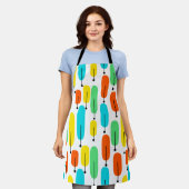 原子木 エプロン (着用した状態)