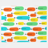 原子木 フリースブランケット (正面(横))