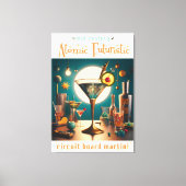 原子未来型回路基板マルティーニ キャンバスプリント (正面)