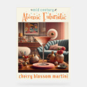 原子未来的さくらんぼブロッサムマルティーニ アクリルサイン (正面)