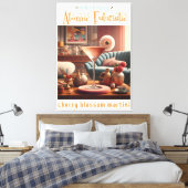 原子未来的さくらんぼブロッサムマルティーニ キャンバスプリント (インサイチュ (寝室))