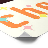 原子未来的さくらんぼブロッサムマルティーニ ポスター (角)