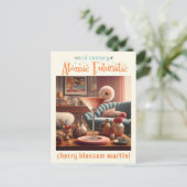 原子未来的さくらんぼブロッサムマルティーニ ポストカード (スタンド正面)