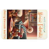 原子未来的さくらんぼブロッサムマルティーニ マグネット (横)