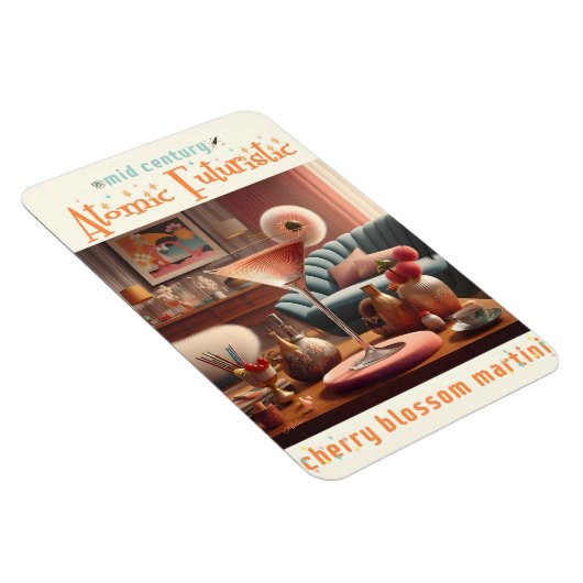 原子未来的さくらんぼブロッサムマルティーニ マグネット (右側)