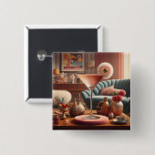 原子未来的さくらんぼブロッサムマルティーニ 缶バッジ (正面&裏面)