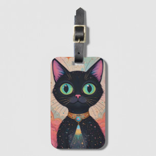 原子未来的な宇宙ブラックキャットユニバース ラゲッジタグ