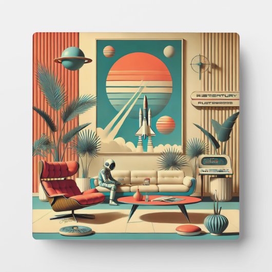 原子未来的フロリダ宇宙エイジファミリールーム フォトプラーク (正面)