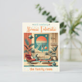 原子未来的フロリダ宇宙エイジファミリールーム ポストカード (スタンド正面)