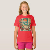 原子未来的フロリダ宇宙エイジファミリールーム Tシャツ (正面フル)