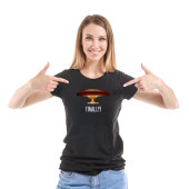 原子核レリーフ、 浮き彫り最後のTシャツ Tシャツ