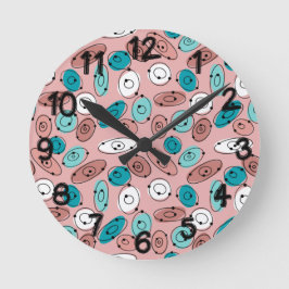 原子楕円 ラウンド壁時計