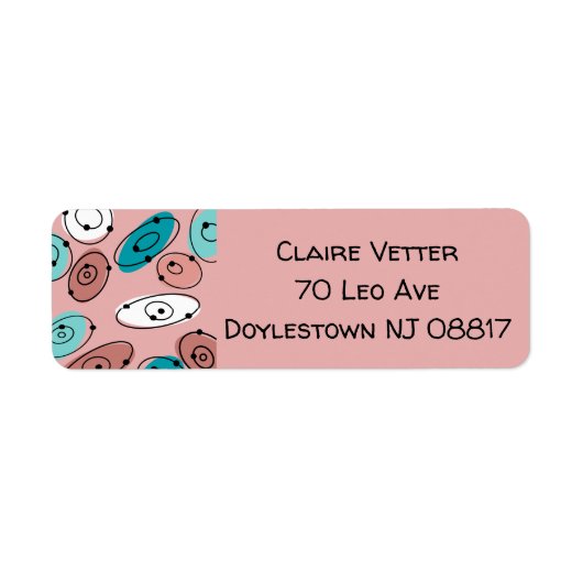 原子楕円 ラベル (正面)