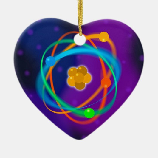 原子構造スポット セラミックオーナメント (正面)