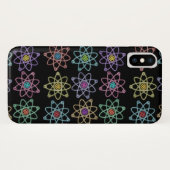 原子構造パターン サイエンス Case-Mate iPhoneケース (裏面(横))