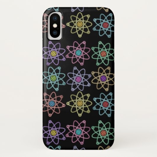 原子構造パターン サイエンス Case-Mate iPhoneケース (裏面)