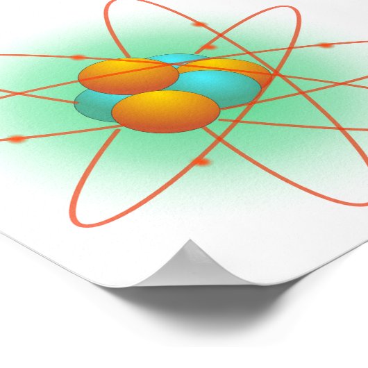 原子構造 ポスター (角)