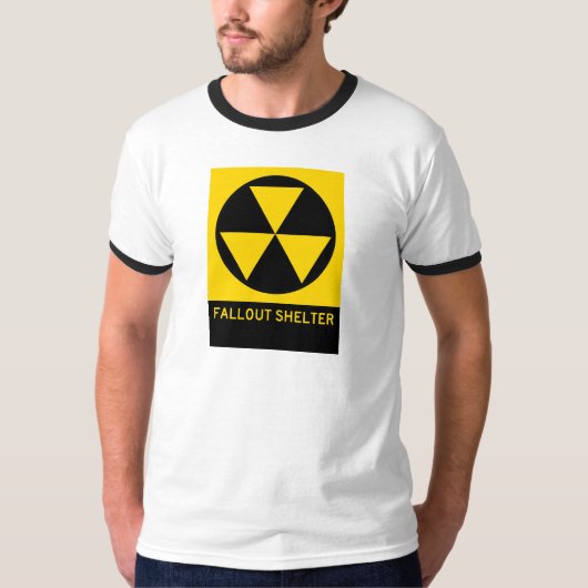 原子灰避難所のハイウェーの印 Tシャツ (正面)