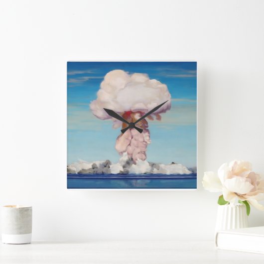 原子爆弾の壁時計 スクエア壁時計 (ホーム)