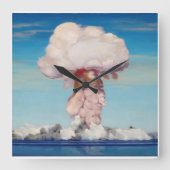 原子爆弾の壁時計 スクエア壁時計 (正面)