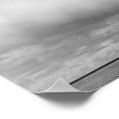 原子爆弾の爆発によるキノコ雲 ポスター (角)