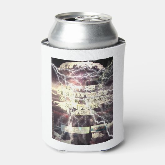 原子爆弾ホワイトカンクーラー2面 缶クーラー (缶正面)