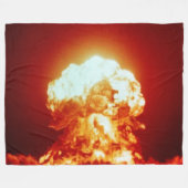 原子爆弾 フリースブランケット (正面(横))