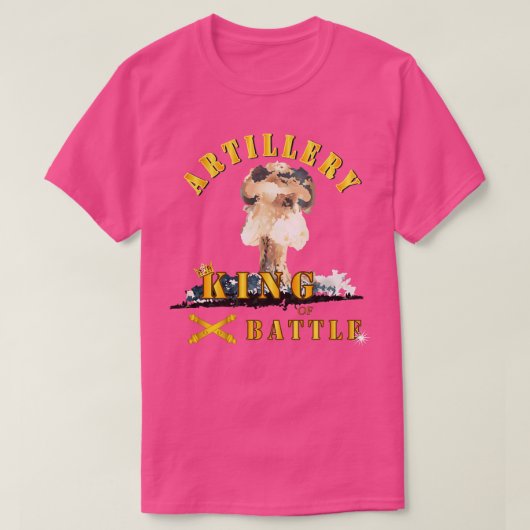 原子爆破の戦いの火砲の王 Tシャツ (デザイン正面)