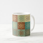 原子物理学のポップアート コーヒーマグカップ (正面右)