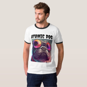 原子犬ヴィンテージTシャツ Tシャツ