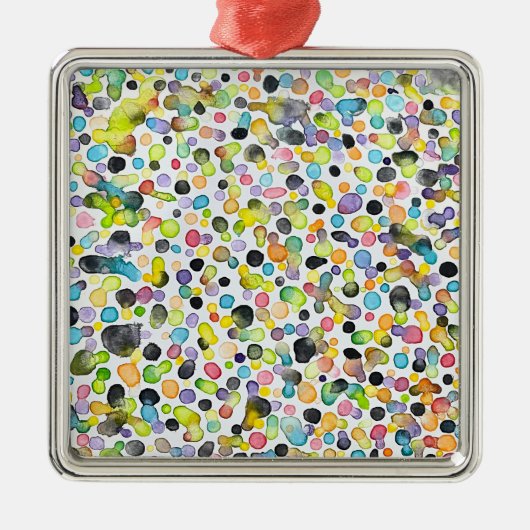 原子状グムドロップ枠オーナメント メタルオーナメント (正面)