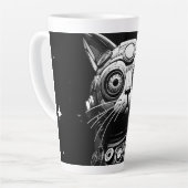 原子猫#98 カフェラテマグ (左アングル)