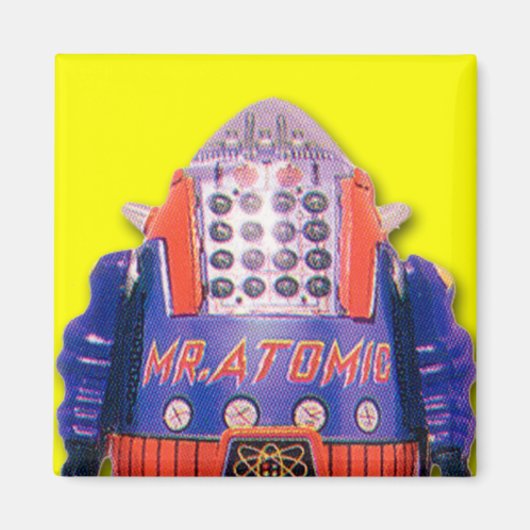 原子玩具ロボット角磁石 マグネット (正面)